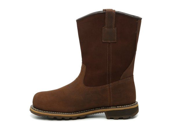 カーハート メンズ シューズ ブーツ・レインブーツ Carhartt 10Inch Work Boot Brown ブラウン