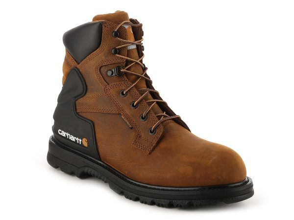 カーハート メンズ シューズ ブーツ・レインブーツ Carhartt Bison Work Boot Cognac