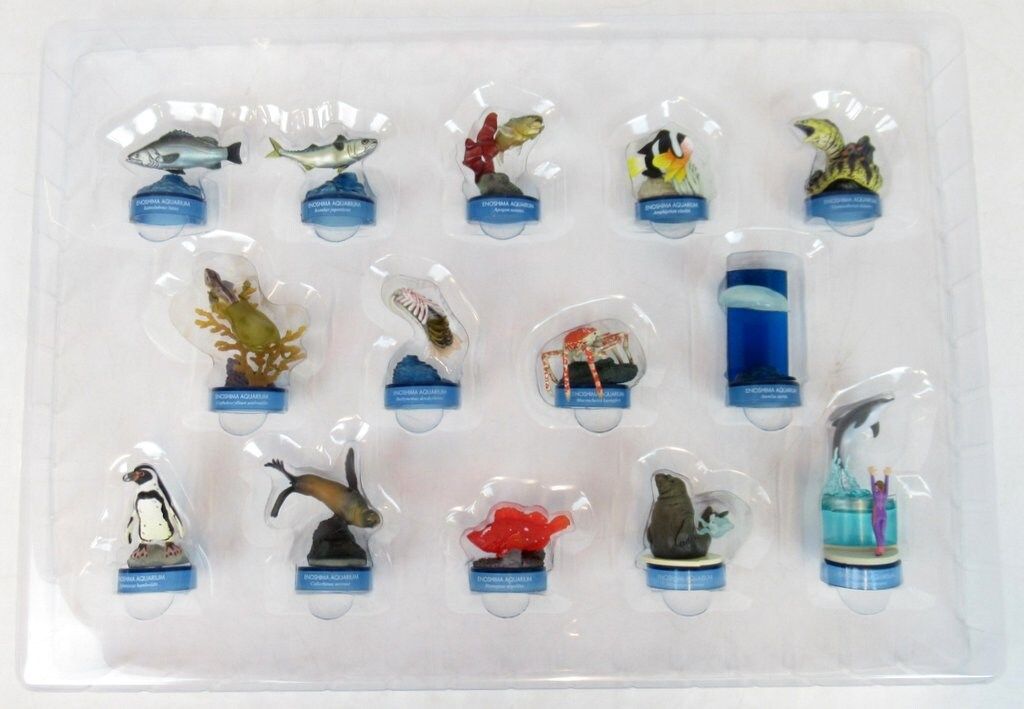 海洋堂 新江ノ島水族館立体生物図録2 全14種セット+コレクションBOX