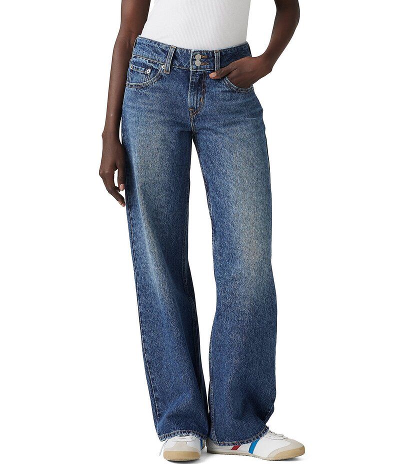 リーバイス レディース ボトムス デニムパンツ ローライズ ジーンズ LevisR SuperLowRise Loose Fit Jeans Blended Beauty