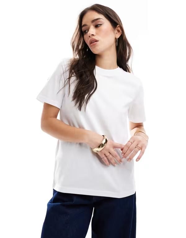 オンリー レディース トップス Tシャツ クルーネック ONLY ultimate crew neck tshirt WHITE ホワイト