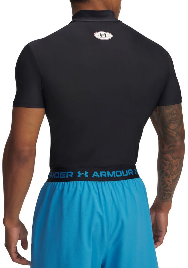 アンダーアーマー メンズ トップス シャツ モックネック Under Armour Mens HeatGear OG Mock Neck Compression Shirt BlackWhite ホワ