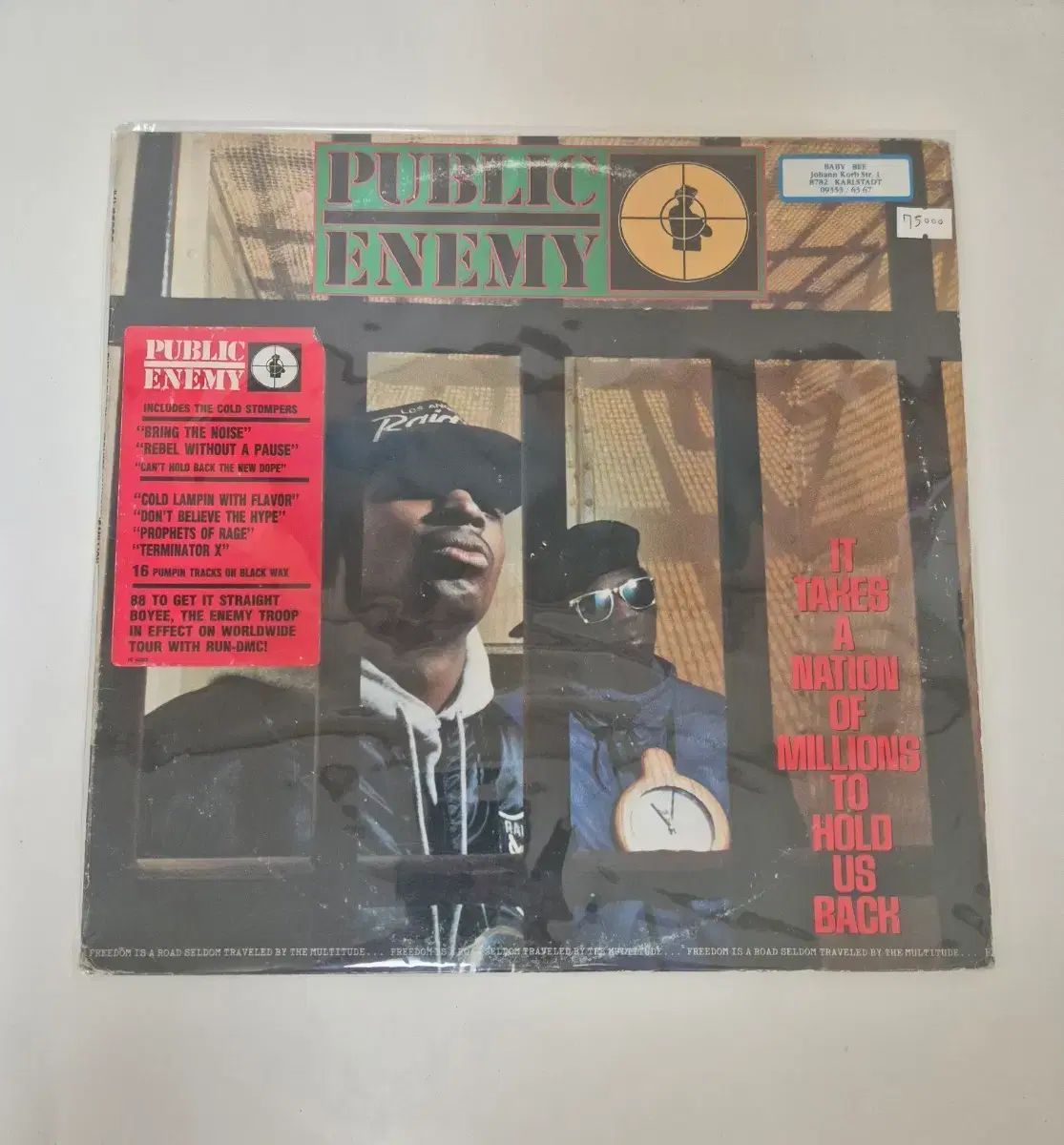 public enemy it Takes アメリカ 初版 lp