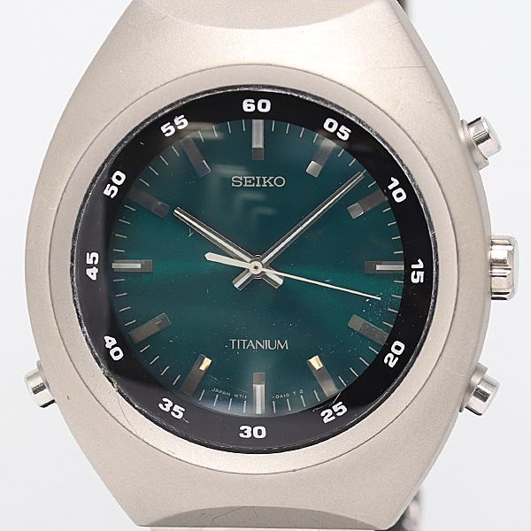 H711-0A10 - TITANIUM SEIKO Titanium Yahoo!オークション レア◇中古 
