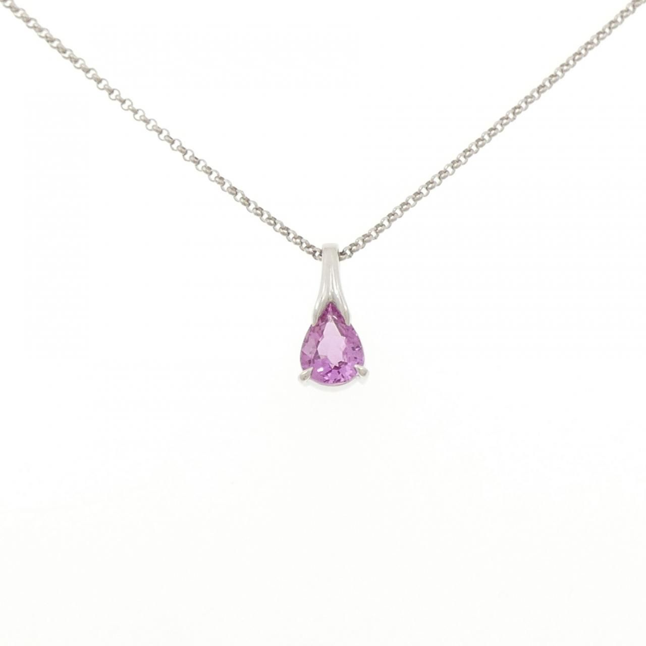 PT900/PT850 サファイヤ ネックレス 1.36CT