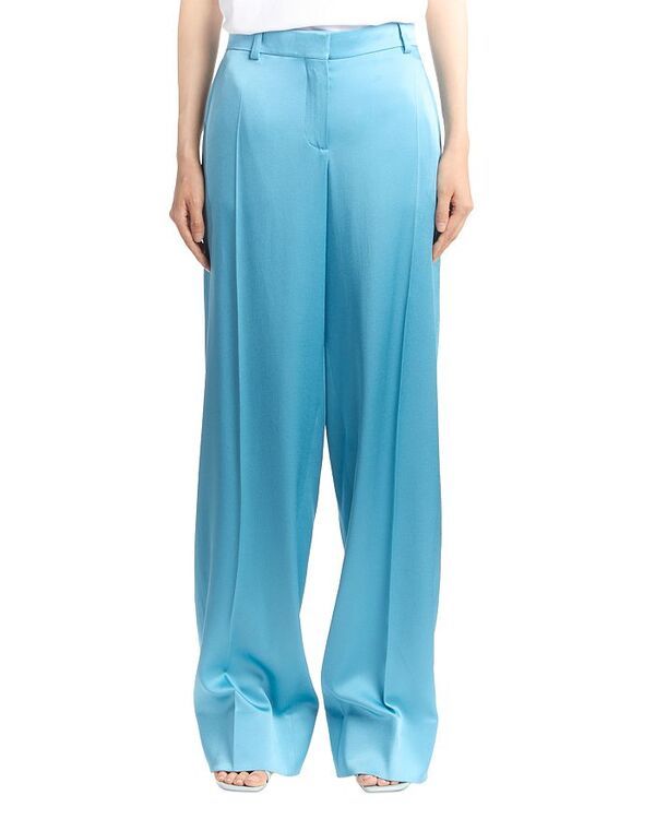 ステラマッカートニー レディース ボトムス カジュアルパンツ ワイドレッグ サテン Stella McCartney Satin Dropped Waistraight Wide Leg Pantst