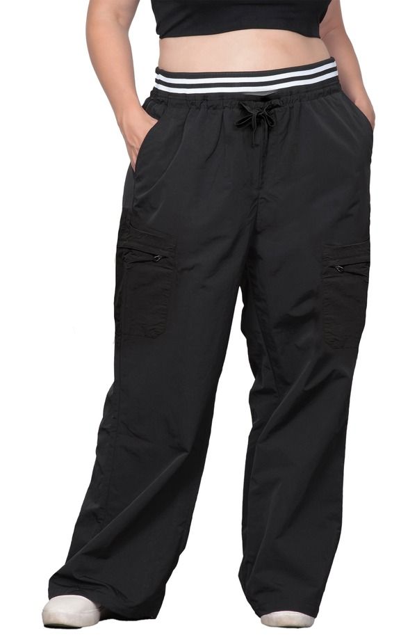 スタンダーズ アンド プラクティス レディース ボトムス カジュアルパンツ ワイドレッグ カーゴパンツ Standards Practices Wide Leg Cargo Pants Black ブ