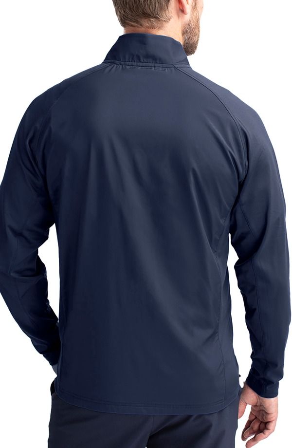 XXL 定2.5万 CUTTER&BUCK 圧着加工 ブルゾン ジャケット 紺 カッターアンドバック メンズ アウター ジャケット・ブルゾン ニット