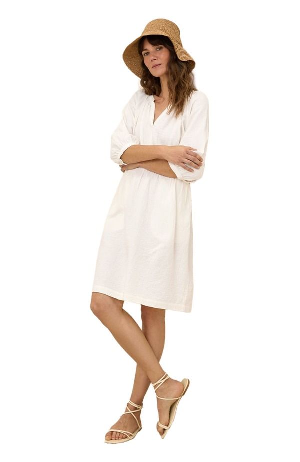 パクト レディース ボトムス カジュアルパンツ コットン Pact Organicotton Coastal Double Gauze Peasant Dressea Salt