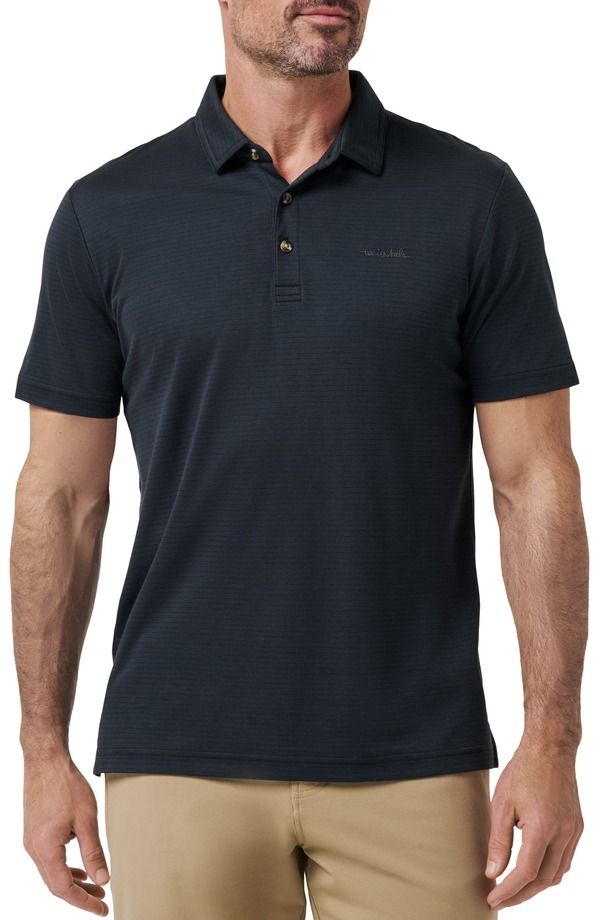 トラビスマヒュー メンズ トップス ポロシャツ TravisMathew The Zinna 20 Polo Shirt Black ブラック