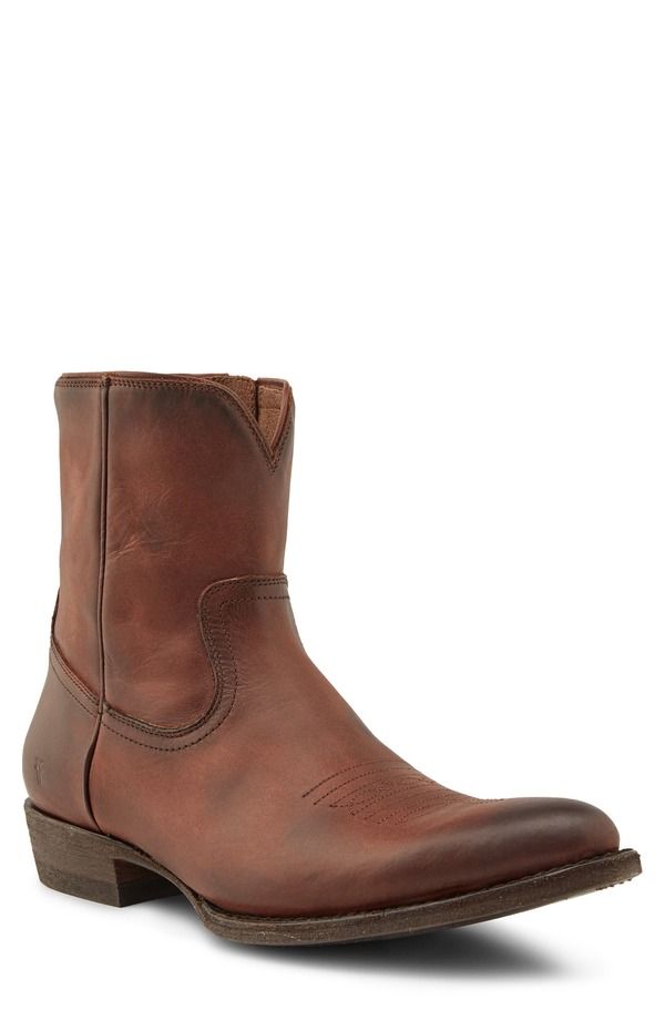 フライ メンズ シューズ ブーツ・レインブーツ Frye Austin Western Boot Cognac