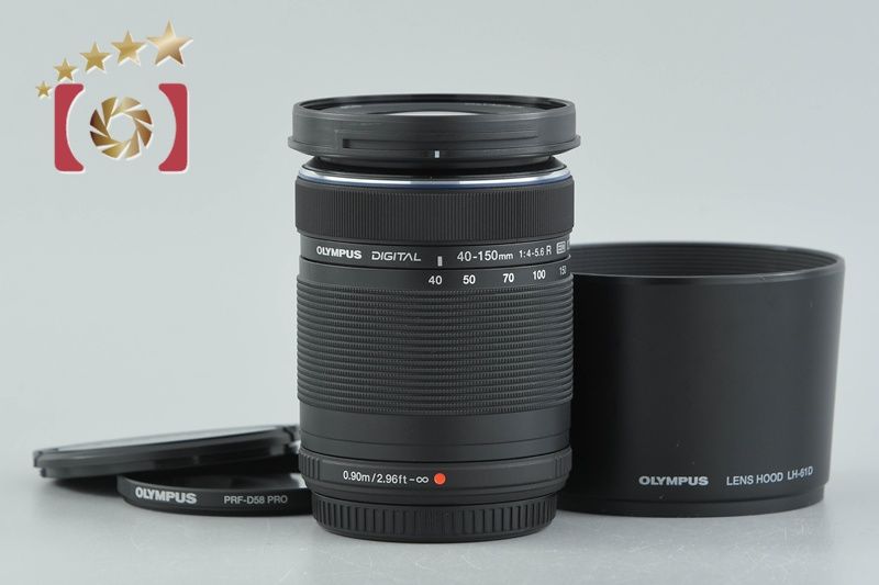 【中古】OLYMPUS オリンパス M.ZUIKO DIGITAL ED 40-150mm f/4-5.6 R ブラック