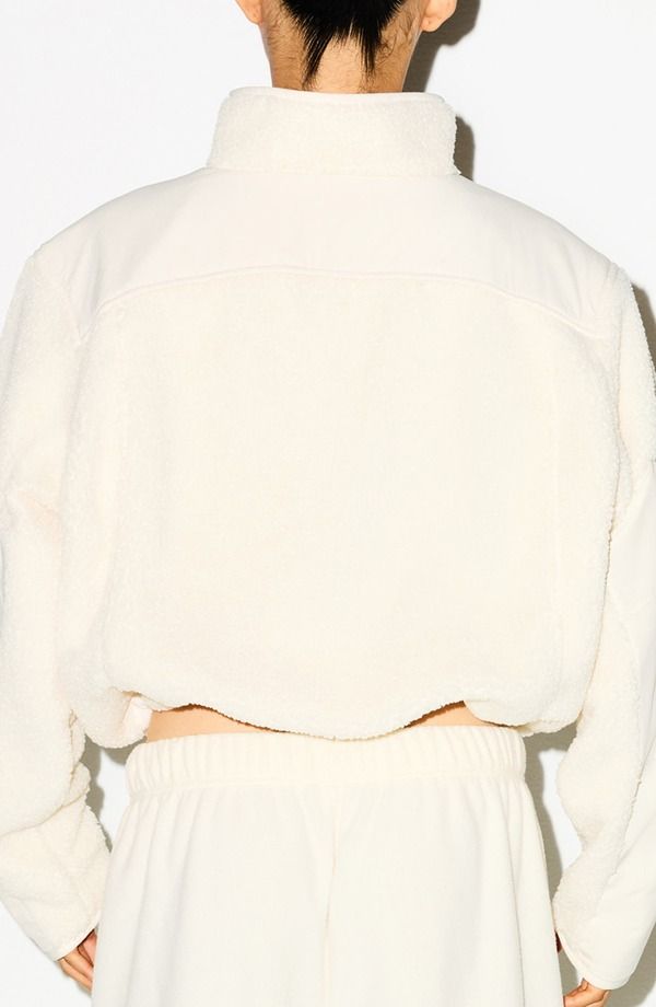 スキムズ レディース アウター ジャケット・ブルゾン SKIMS Faux Shearling Zip Jacket Ecru エクリュ