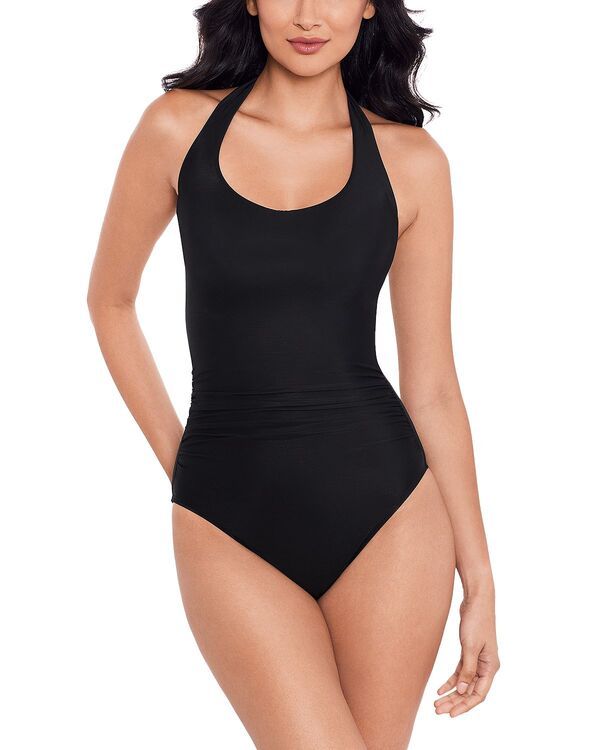 ミラクルスーツ レディース 水着 上下セット Miraclesuit Rock Solid Utopia One Piece Swimsuit Black ブラック