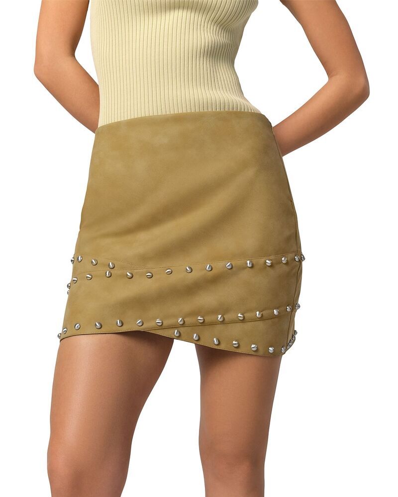 アパリス レディース ボトムスカート デニム Apparis Bullet Raw Denim Crossover Skirt Sepia デニム