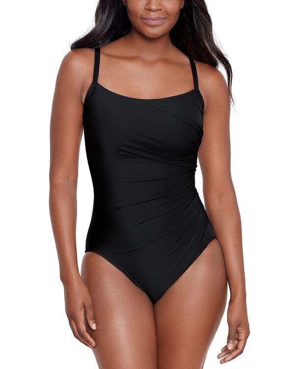 ミラクルスーツ レディース 水着 上下セット Miraclesuit Rock Solid Starr One Piece Swimsuit Black ブラック