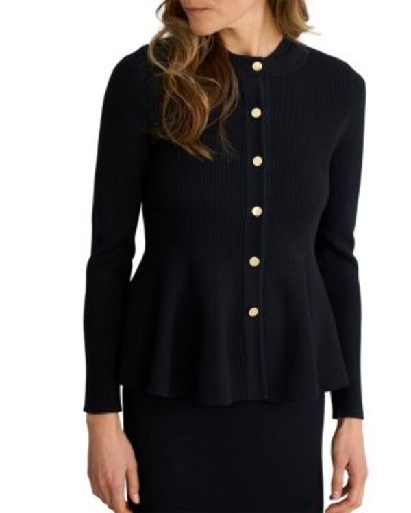ホッブスロンドン レディース アウター ジャケット・ブルゾン ニット HOBBS LONDON Bridget Knitted Jacket Black ブラック