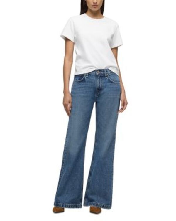 ハドソン レディース ボトムス デニムパンツ ローライズ ジーンズ Hudson Rylee Low Rise Flare Jeans in Spotlight
