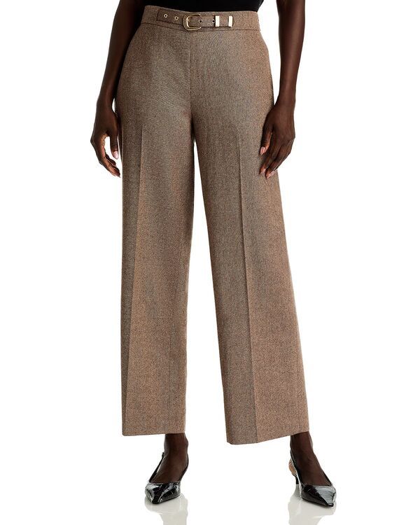 エリータハリ レディース ボトムス カジュアルパンツ Elie Tahari The Brianne Belted Trousers French Beige ベージュ