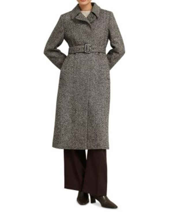 ホッブスロンドン レディース アウター コート プチ HOBBS LONDON Petite Wendy Coat BlackIvory アイボリー