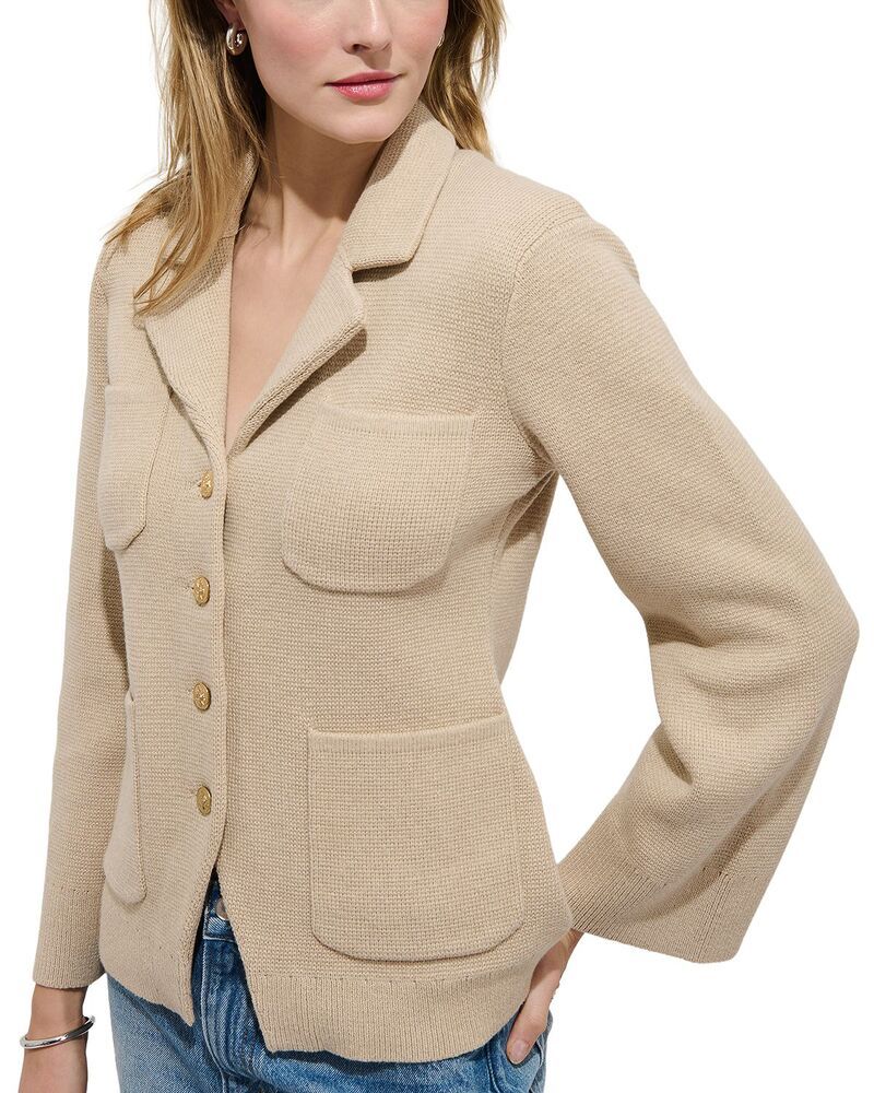 アレックスミル レディース アウター ジャケット・ブルゾン セーター Alex Millondon Sweater Jacket Sand サンド