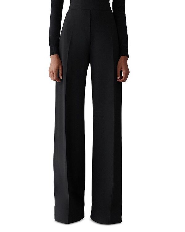 キャロライナヘレラ レディース ボトムス カジュアルパンツ ワイドレッグ パンツ ウール Carolina Herrera Diane Wool Blend Wide Leg Pants Black
