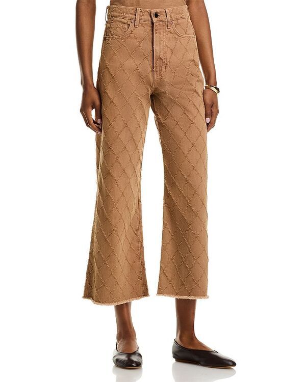 ヴェロニカ ベアード レディース ボトムス デニムパンツ クロップド ジーンズ Veronica Beard Taylor Cropped High Rise Jeans in Hazelnut St