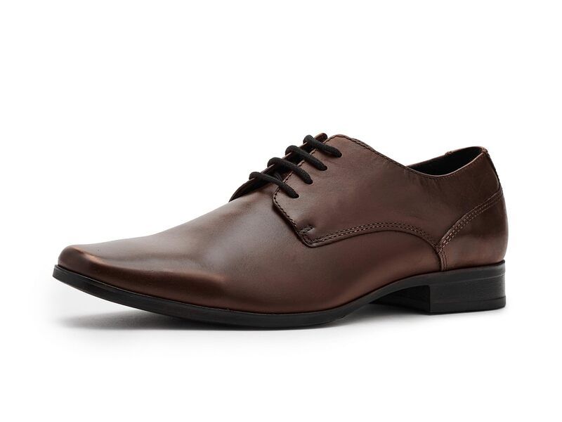 カルバンクライン メンズ シューズ オックスフォード Calvin Klein Brodie Dark Brown Leat ブラウン