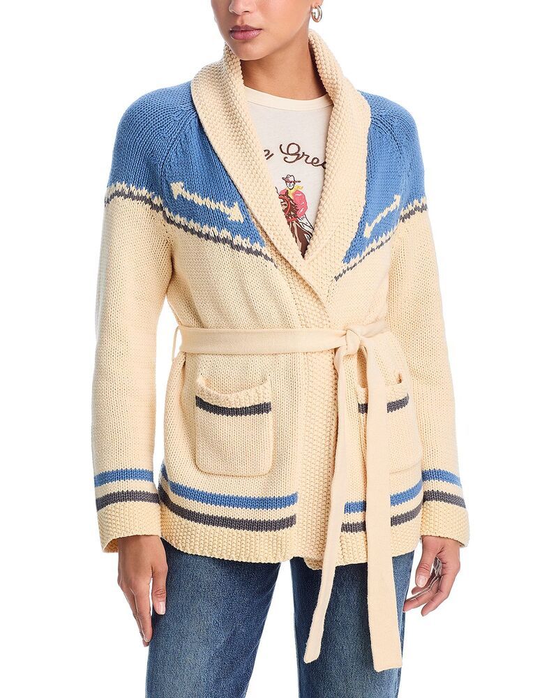 ザ・グレート レディース アウター カーディガン THE GREAT x Stetson Long Sleeve Cardigan Robin Blue ブルー