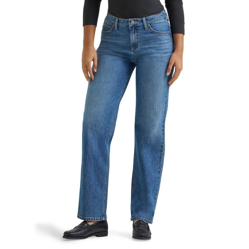 リー レディース ボトムス デニムパンツ リラックスフィット ジーンズ Womens Lee Legendary Relaxed Fit StraightLeg Jeans Manifested