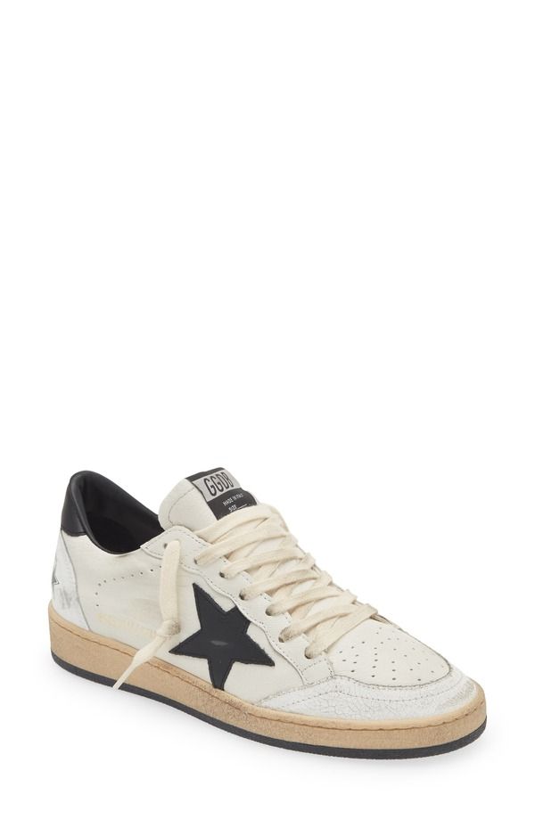 ゴールデングース レディース シューズ スニーカー Golden Goose Ball Star Sneaker White Black ホワイト