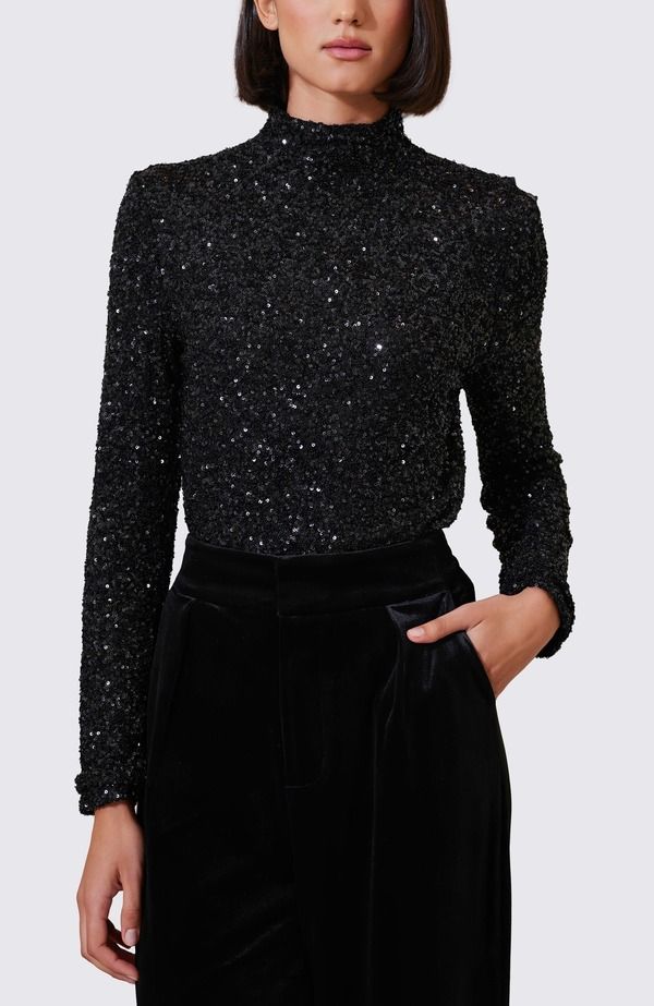 ビショップアンドヤング レディース トップス シャツ スタンドネック Bishop Young Sublime Funnel Neck Top Caviar