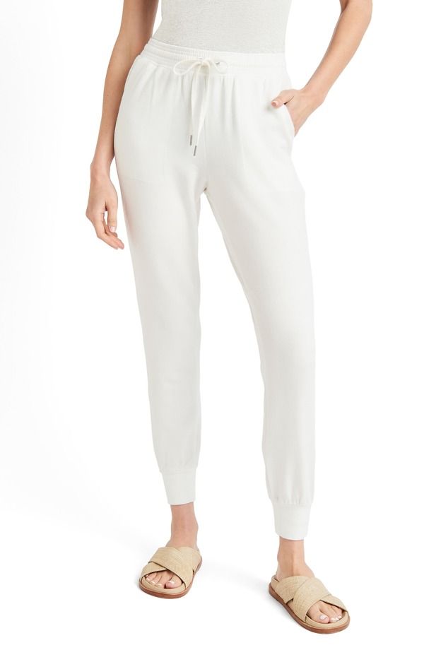 スプレンディット レディース ボトムス カジュアルパンツ ジョガーパンツ Splendid Supersoft Joggers White ホワイト