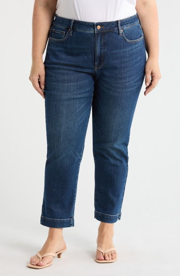 エヌワイディージェイ レディース ボトムス デニムパンツ ストレート アンクル ジーンズ NYDJ Sheri Ankle Slim Straight Leg Jeansunset Villa