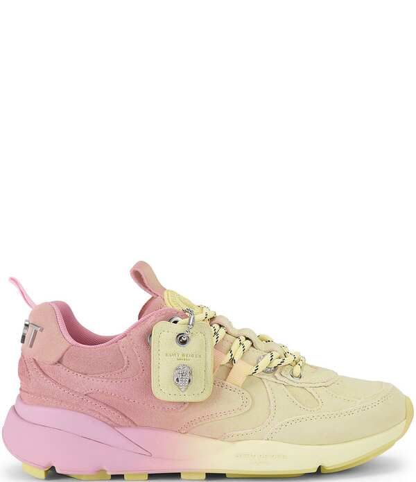 カートジェイガーロンドン レディース ボトムス カジュアルパンツ スニーカー ロゴ Kurt Geiger London Kurt Runner Ombre Logo Sneakers Yellow
