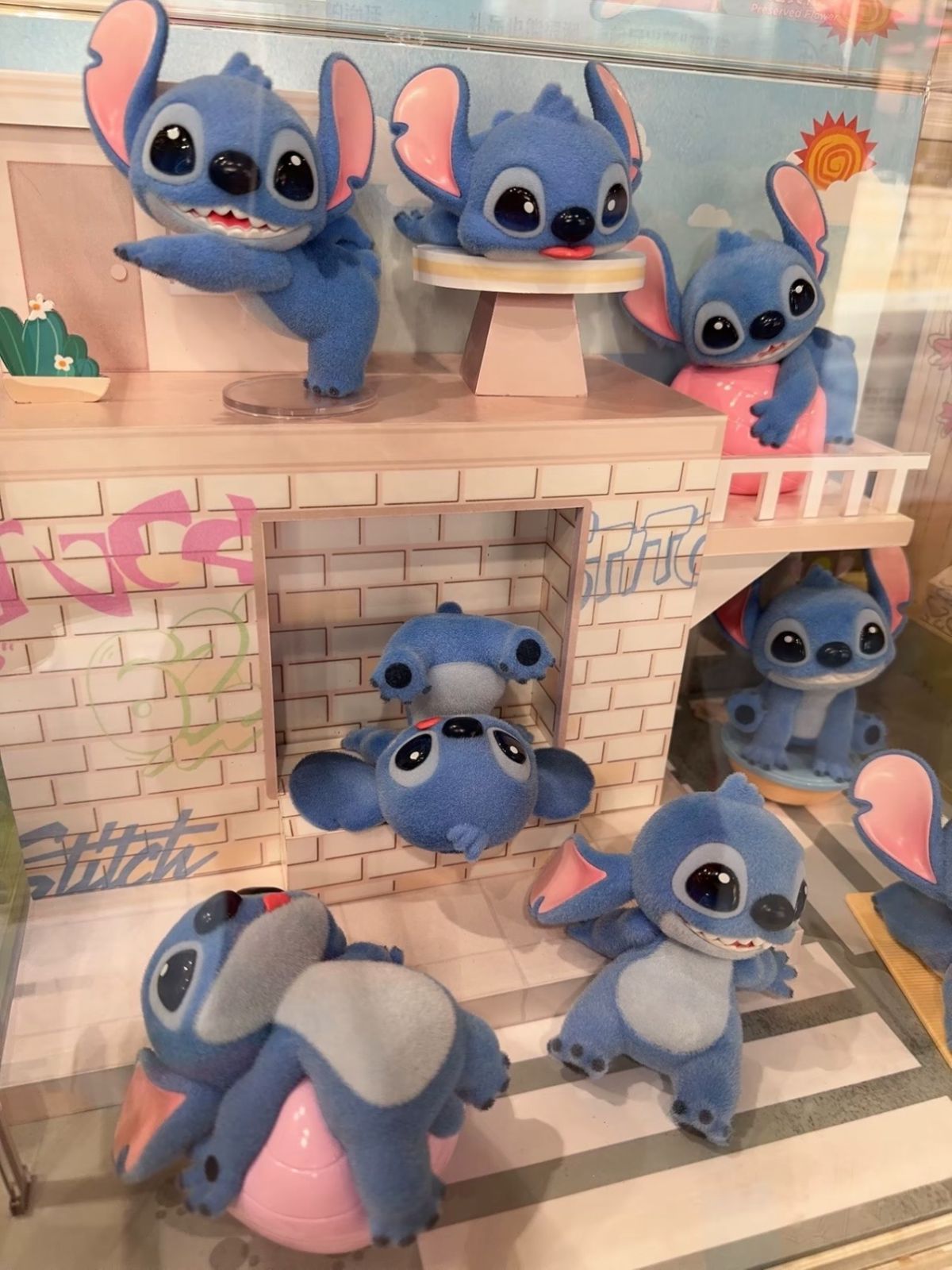 TOP TOY Disney STITCH元気ヨガ　フロッキーフィギュア1BOX 即納】TOP TOY Disney STITCH Energy Yoga スティッチ 元気ヨガ