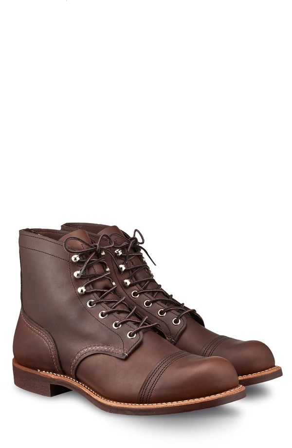 レッドウィング メンズ シューズ ブーツ・レインブーツ キャップ Red Wing Iron Ranger Cap Toe Boot Amber Harness Leather アンバー