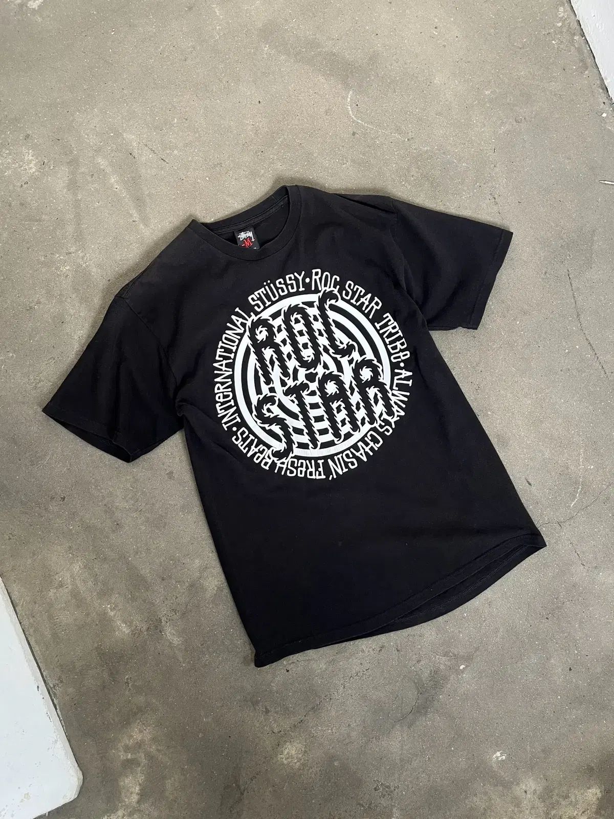 00s STUSSY ステューシー roc star 半袖