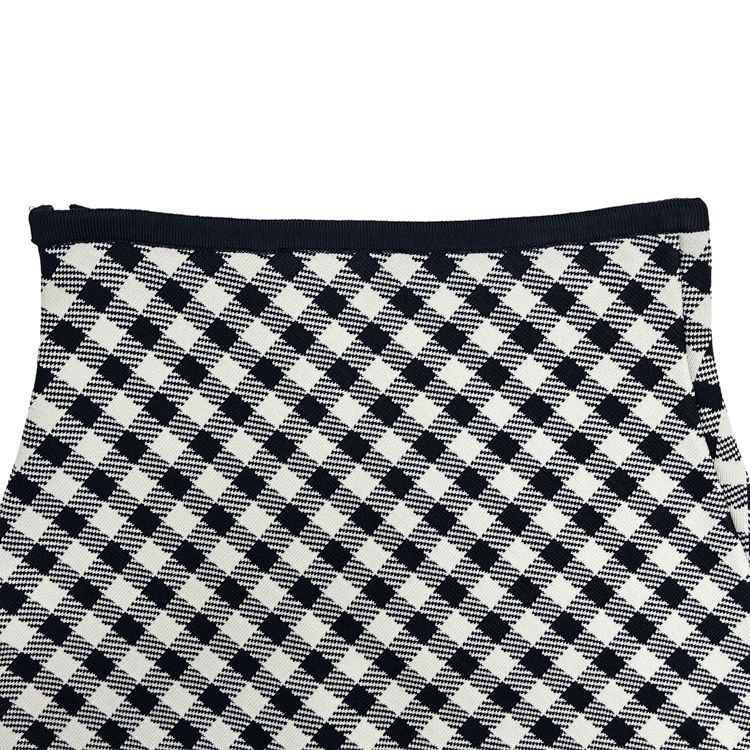 Christian Dior クリスチャンディオール ギンガム チェック フレア