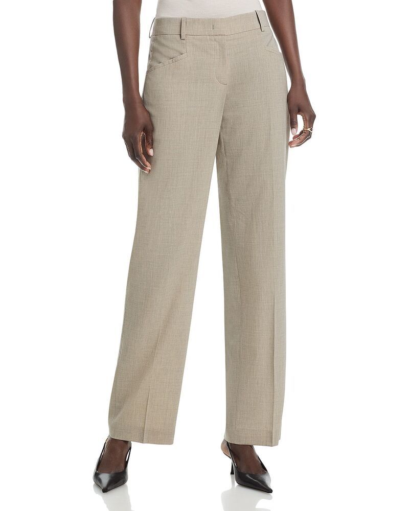 ボス レディース ボトムス カジュアルパンツ ウール BOSS Tilda Wool Pants Pumice