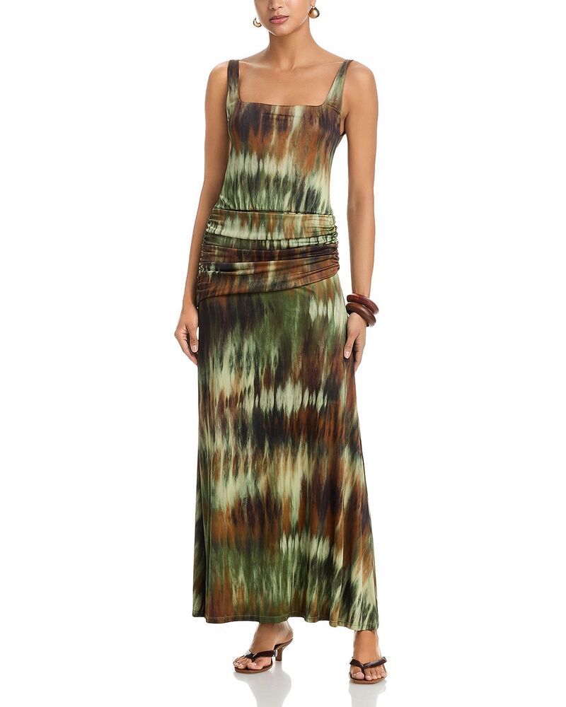 ジョアンナオッティ レディース トップス ワンピース アンクル Johanna Ortiz Pine Green Plant Of Joy Ankle Dress Pine Green グリーン