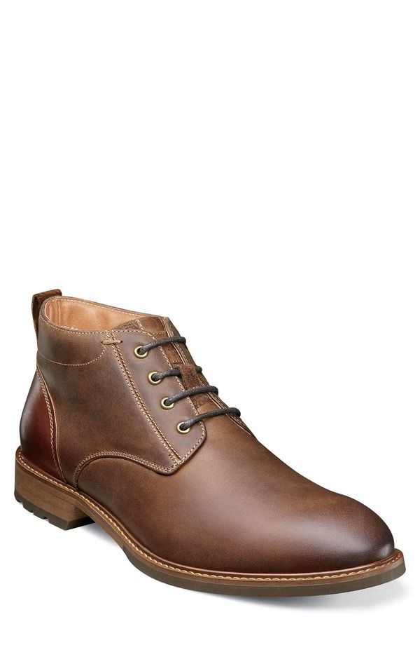 フローシャイム メンズ シューズ ブーツ・レインブーツ Florsheim Lodge Plain Toe Boot Brown ブラウン