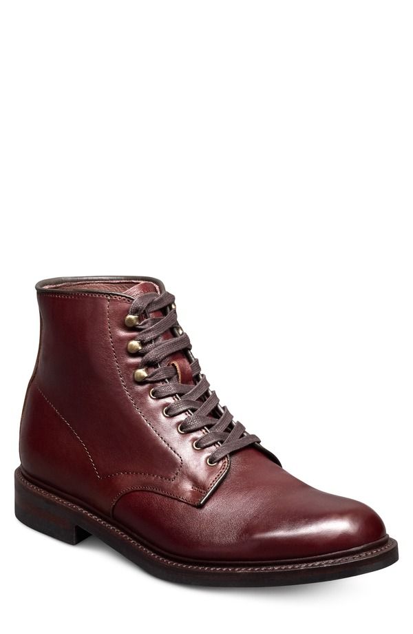 アレン エドモンズ メンズ シューズ ブーツ・レインブーツ Allen Edmonds Higgins Mill Plain Toe Boot Burgundy Burgundy バーガンディ