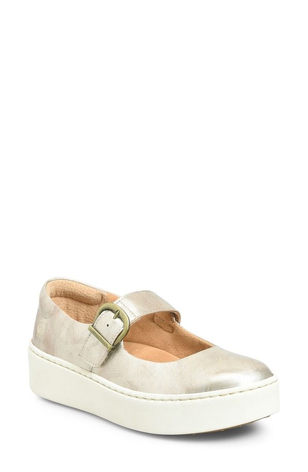 バーン レディース シューズ スニーカー プラットフォーム Brn Mira Mary Jane Platform Sneaker Light Gold Metallic ゴールド