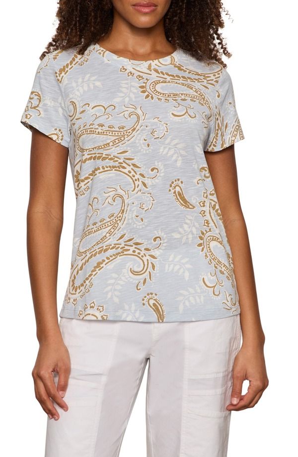 サンクチュアリー レディース トップス Tシャツ Sanctuary The PerfectShirt Garden Paisley Blue ブルー 13,485円