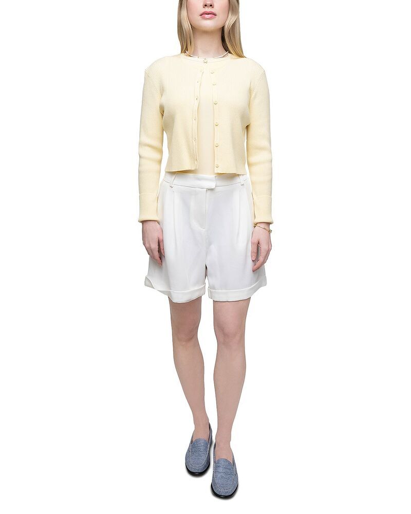ポイント レディース アウター カーディガン Point Fitted Cardigan Butter