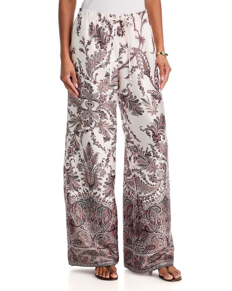 コビーハルペリン レディース ボトムス カジュアルパンツ ドローコードウエスト Kobi Halperin Selena Drawstring Waist Pants Natural Multi マル