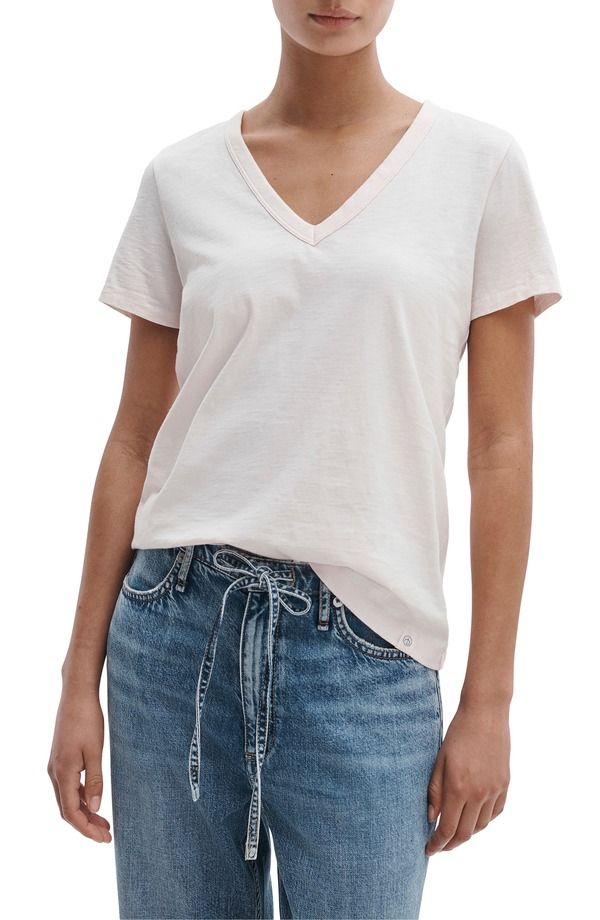 ラグアンドボーン レディース トップス シャツ Vネック rag bone The Slub VNeck TShirt Mauve