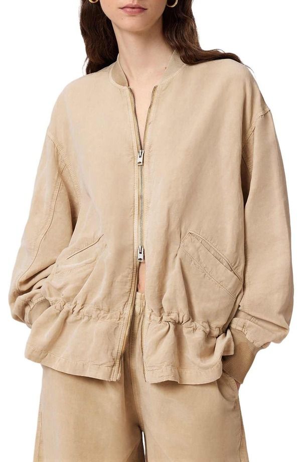 オールセインツ レディース アウター ジャケット・ブルゾン AllSaintsofi Bomber Jacket Sand Brown ブラウン