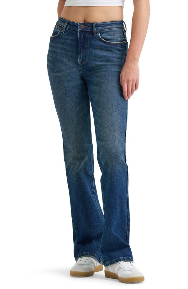 ラングラー レディース ボトムス デニムパンツ ブーツカット ハイウエスト ブーツ ジーンズ Wrangler High Waist Bootcut Jeanstarry Night
